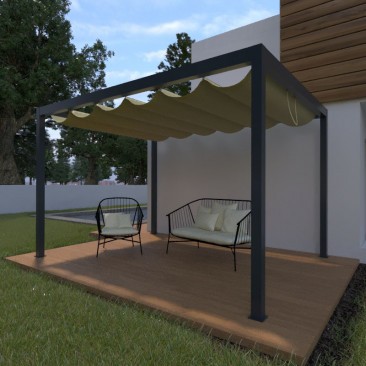 DESTOCKAGE Pergola Grise...