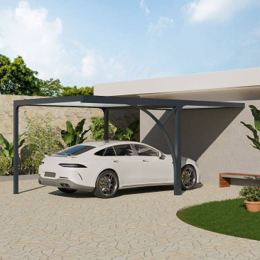 Carport Adossé Arrière Toit...