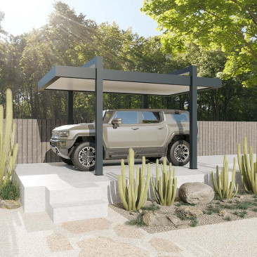 Carport Aluminium Toit Plat...