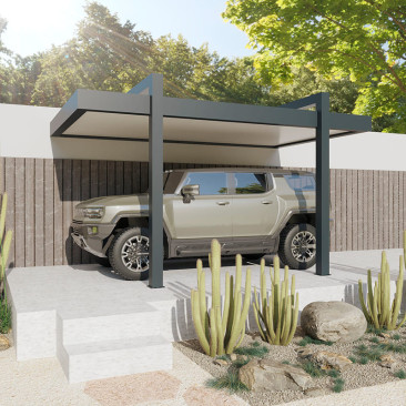 Carport Aluminium Toit Plat...