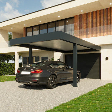 Carport Aluminium Toit Plat...