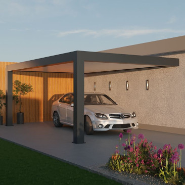 Carport Aluminium Toit Plat...