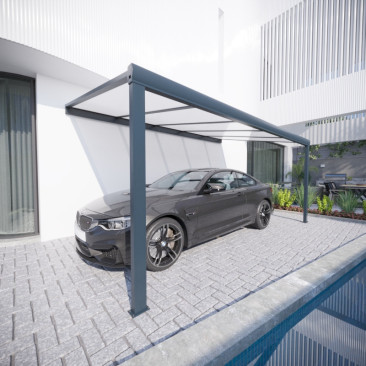 Carport Aluminium Adossé...