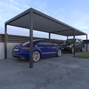 Carport Aluminium Toit Plat...