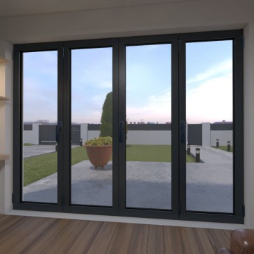 Porte-Fenêtre Aluminium 4...