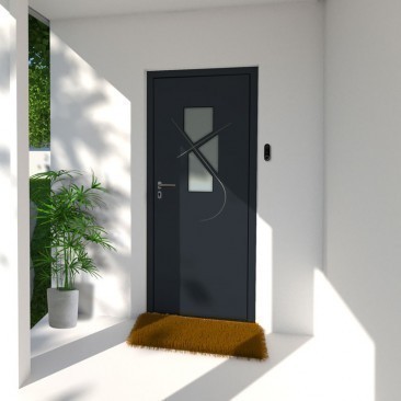Porte d'Entrée en Aluminium...