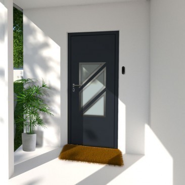 Porte d'Entrée en Aluminium...