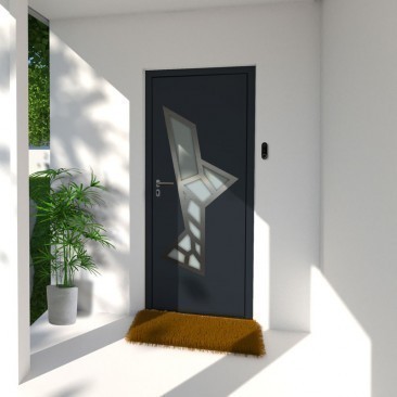 Porte d'Entrée en Aluminium...