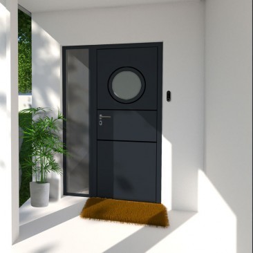 Porte d'Entrée en Aluminium...