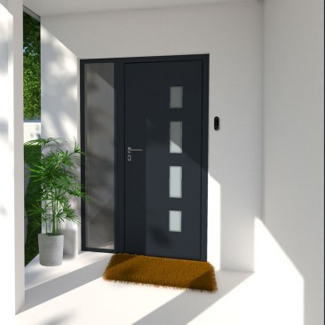 Porte d'Entrée en Aluminium...