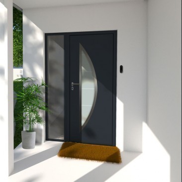 Porte d'Entrée en Aluminium...