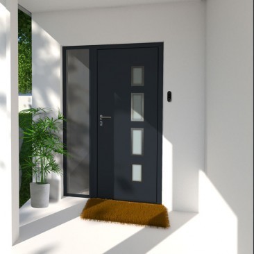 Porte d'Entrée en Aluminium...