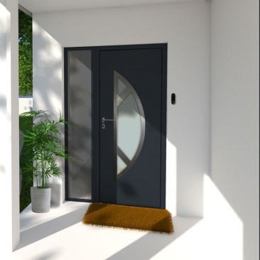 Porte d'Entrée en Aluminium...