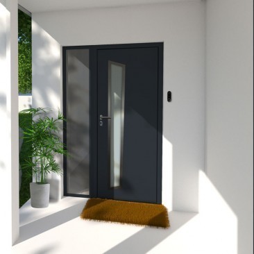 Porte d'Entrée en Aluminium...