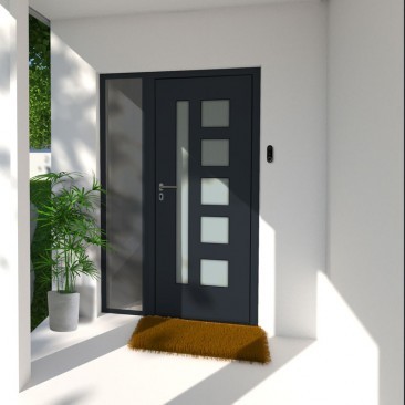 Porte d'Entrée en Aluminium...