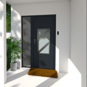Porte d'Entrée en Aluminium...
