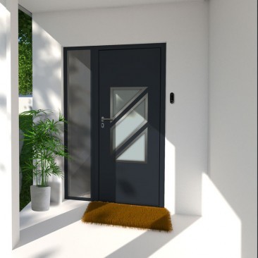 Porte d'Entrée en Aluminium...