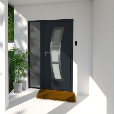 Porte d'Entrée en Aluminium...