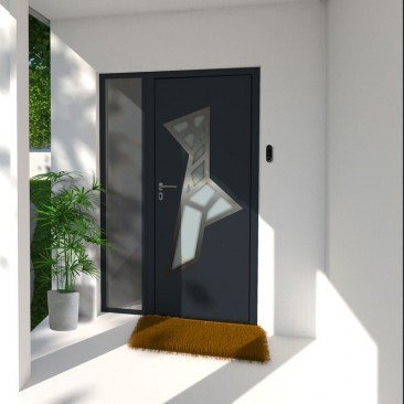 Porte d'Entrée en Aluminium...