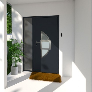 Porte d'Entrée en Aluminium...