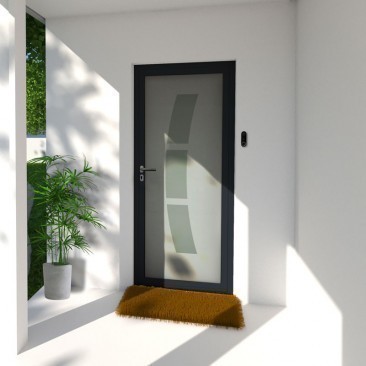 Porte d'Entrée Vitrée...