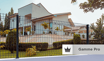 Clôture Grillage Rigide PRO Acier Panneau Soudé Maille 200x55 Fil de 5mm