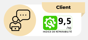 Indice de réparabilité - Client