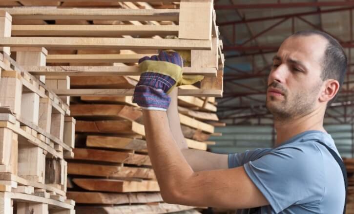 Production de palettes