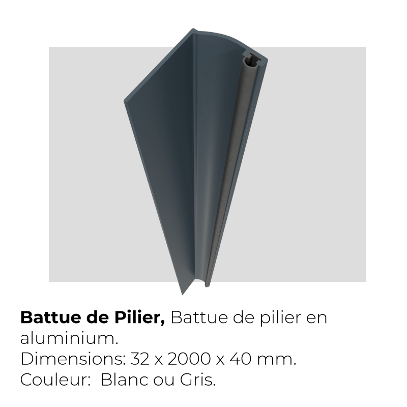 Image Battue de Pilier Aluminium