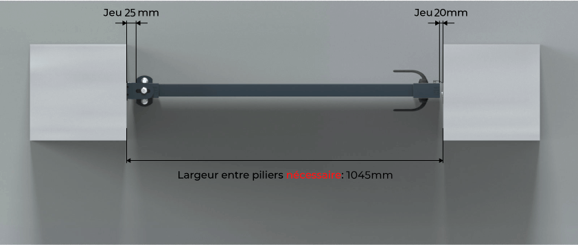 Image Largeur entre piliers nécessaire