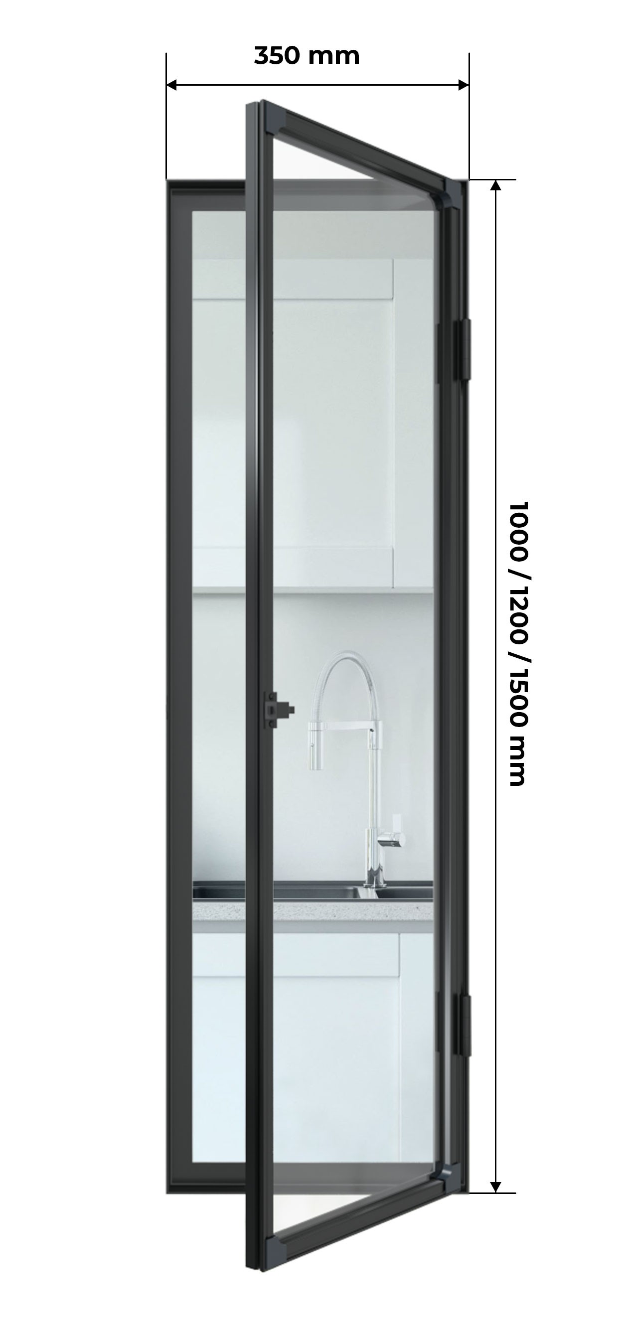 Mesures Verrière Ouvrante Atelier