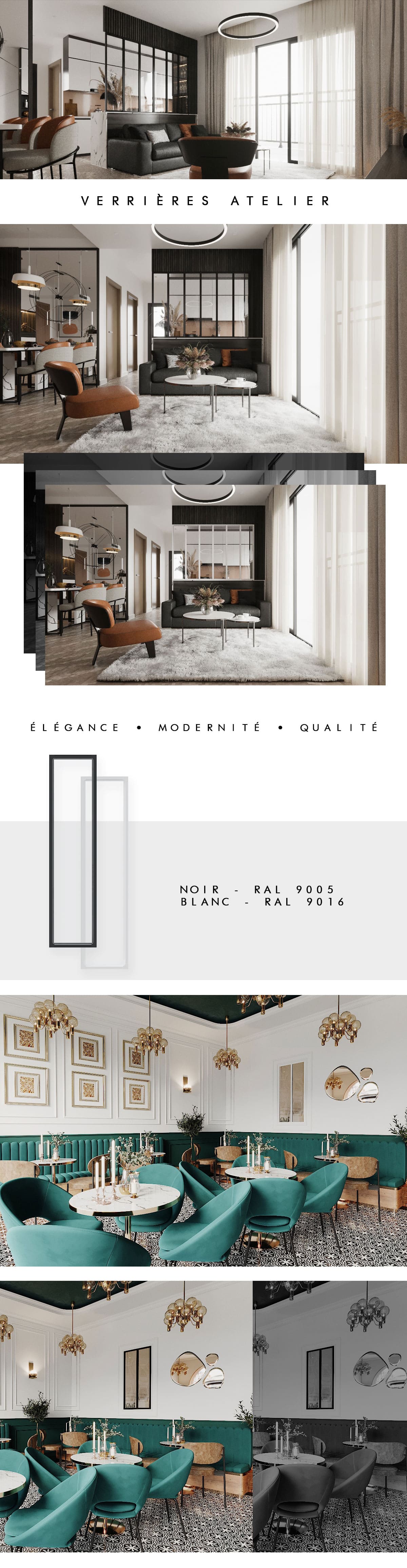 Descriptif Ensemble de 2 Verrieres Acier Type Atelier