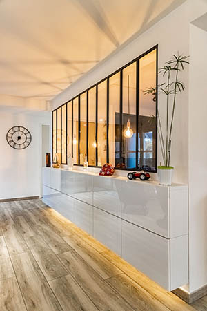 Ensemble de 6 Verrières Acier Type Atelier 4