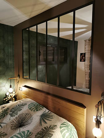 Ensemble de 6 Verrières MIROIR Acier Type Atelier 3