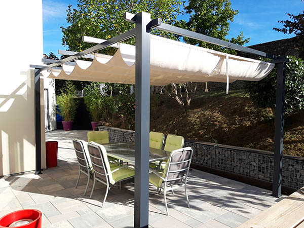 Pergola Toile et Aluminium TOP PRIX