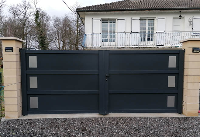 portail san francisco starter battant avec alunox motoriser