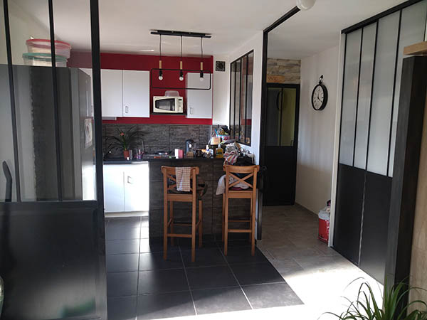 Porte Coulissante Type Atelier en Aluminium 3