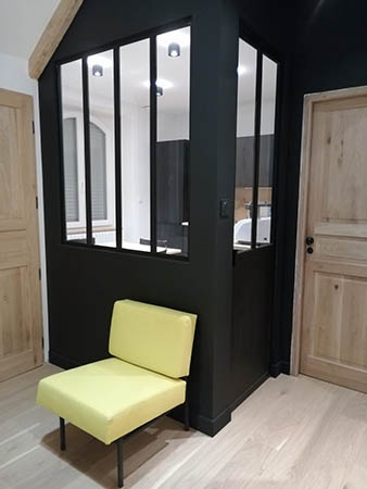 Porte Verrière Acier Type Atelier